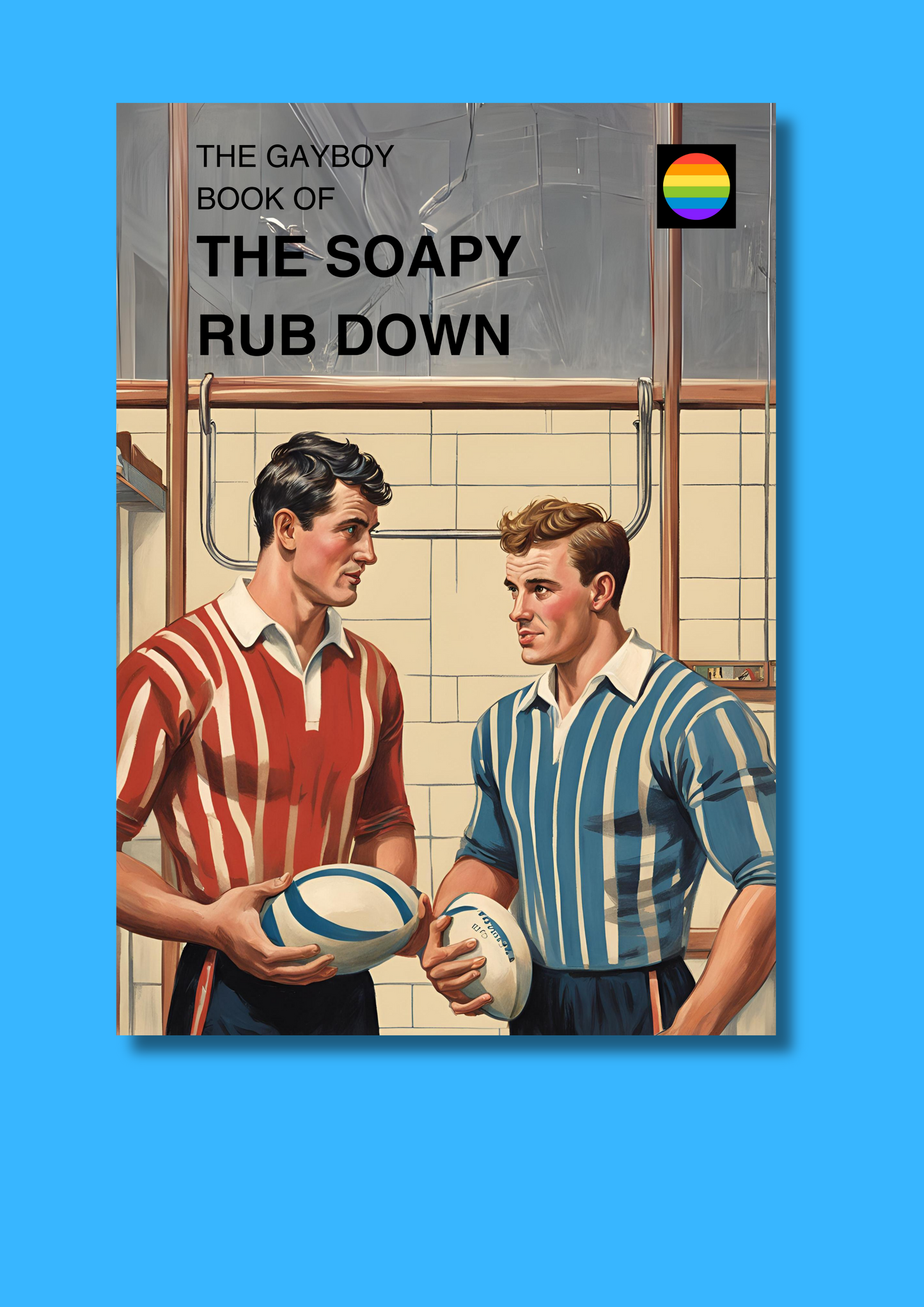 Vintage Books: Soapy Rub Down Print