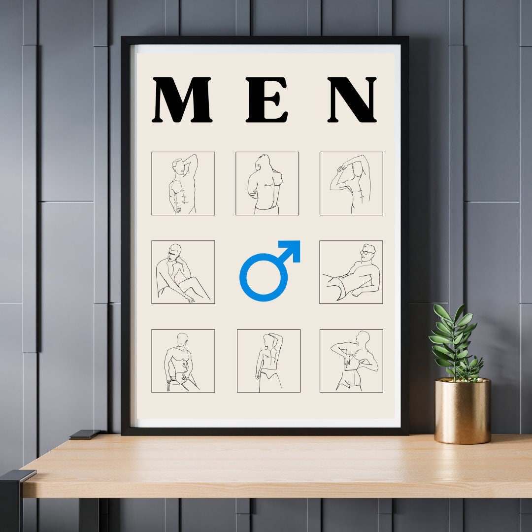 'Men' print