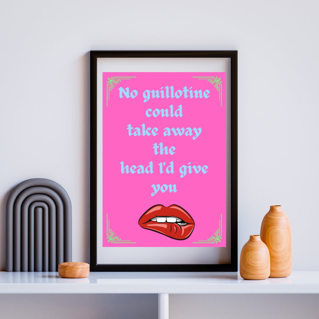 Take Away The Head A4 A3 Print