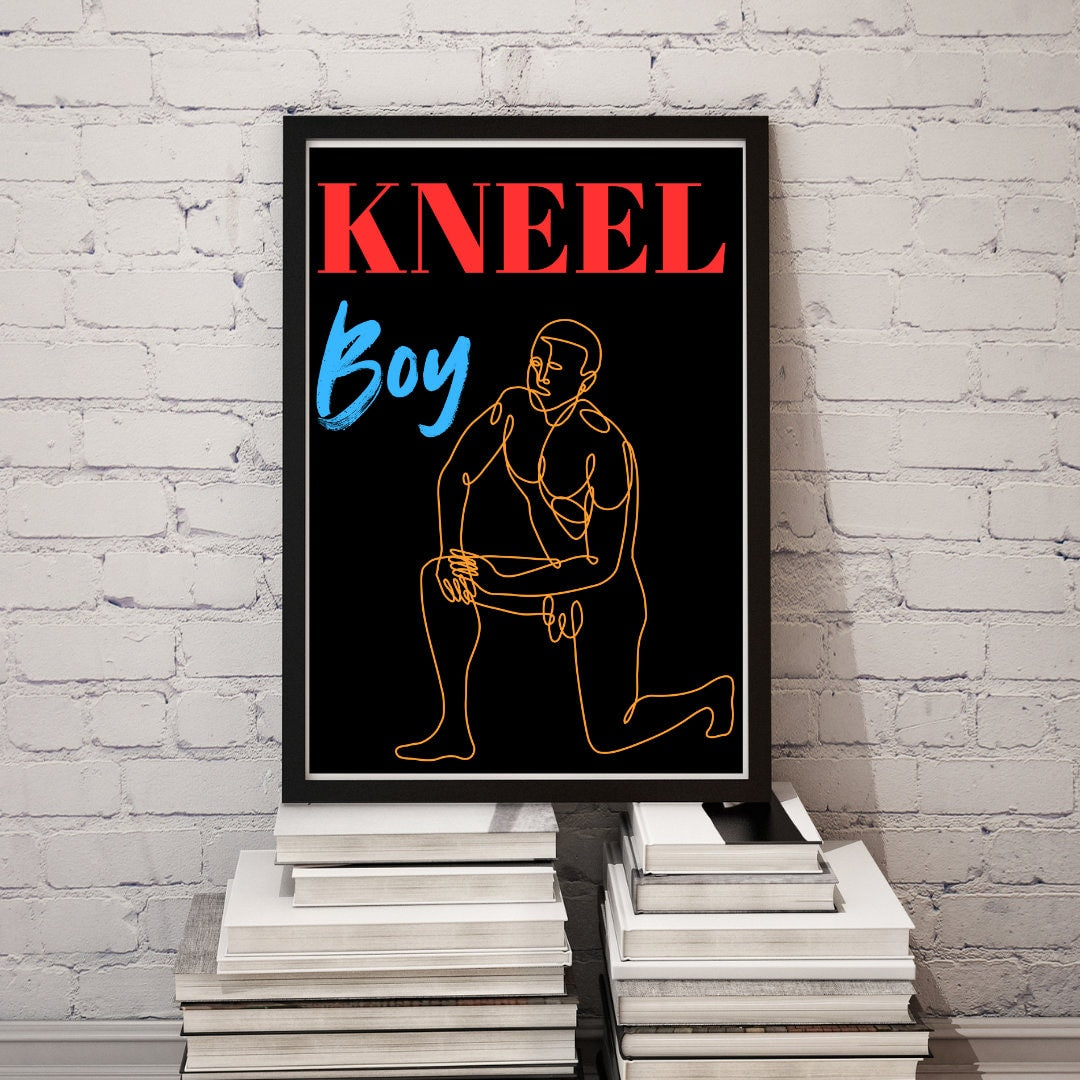 Kneel Boy A4 A3 Print