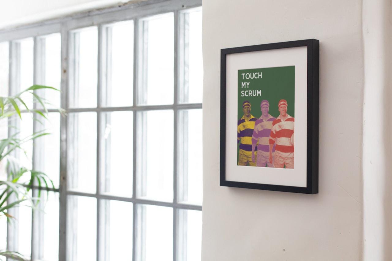 Touch my scrum print
