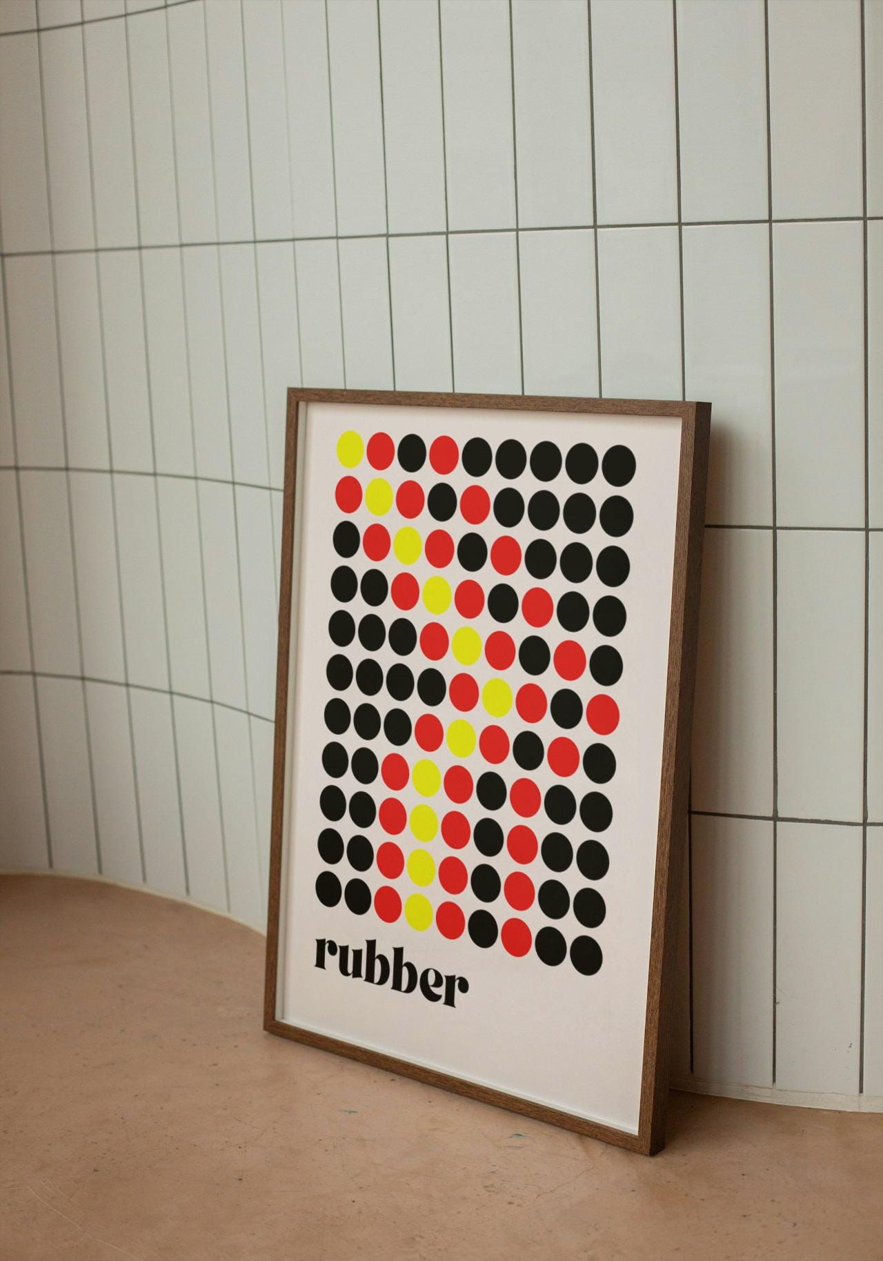 'Rubber Fetish Flag' Bauhaus print