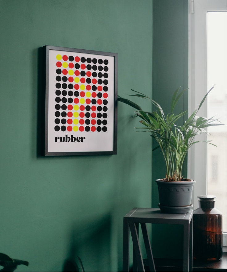 'Rubber Fetish Flag' Bauhaus print