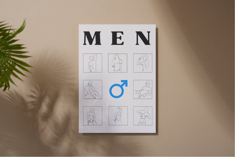 'Men' print
