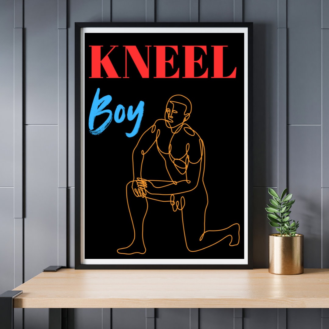 Kneel Boy A4 A3 Print