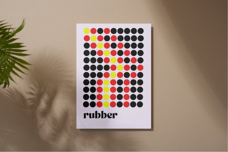 'Rubber Fetish Flag' Bauhaus print