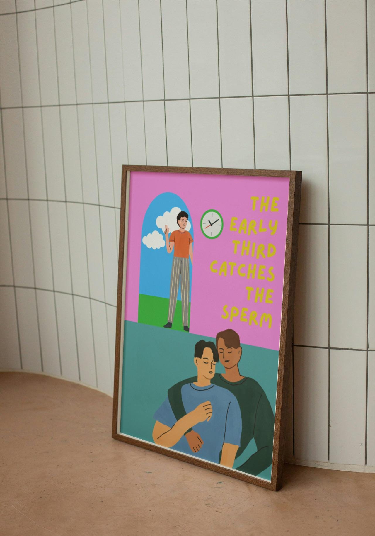 The Early Third Catches The Sperm A4 A3 Print