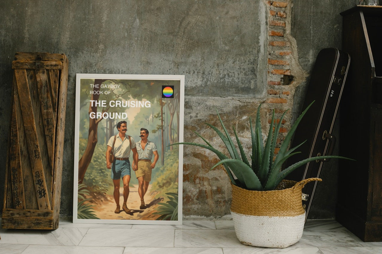 Vintage Books: Cruising Ground Print