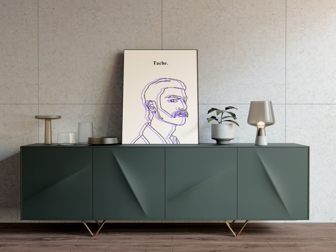 'Tache' print