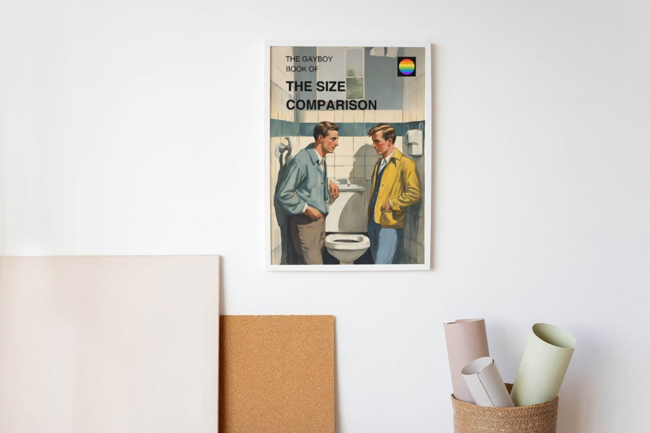 Vintage Books: Size Comparison Print