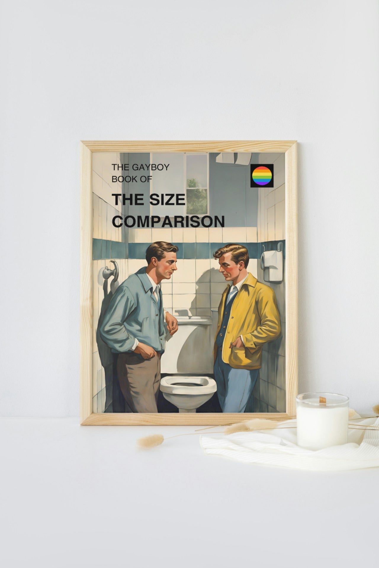 Vintage Books: Size Comparison Print
