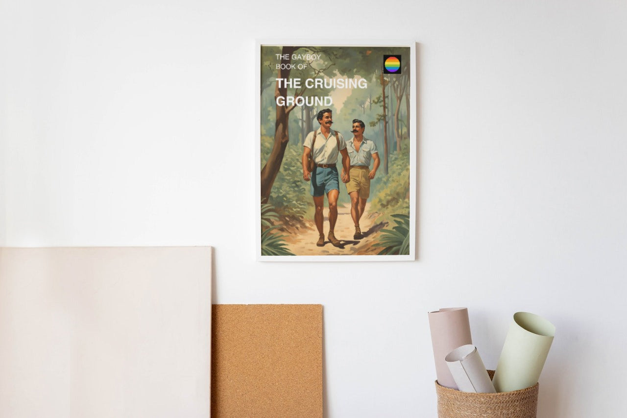 Vintage Books: Cruising Ground Print