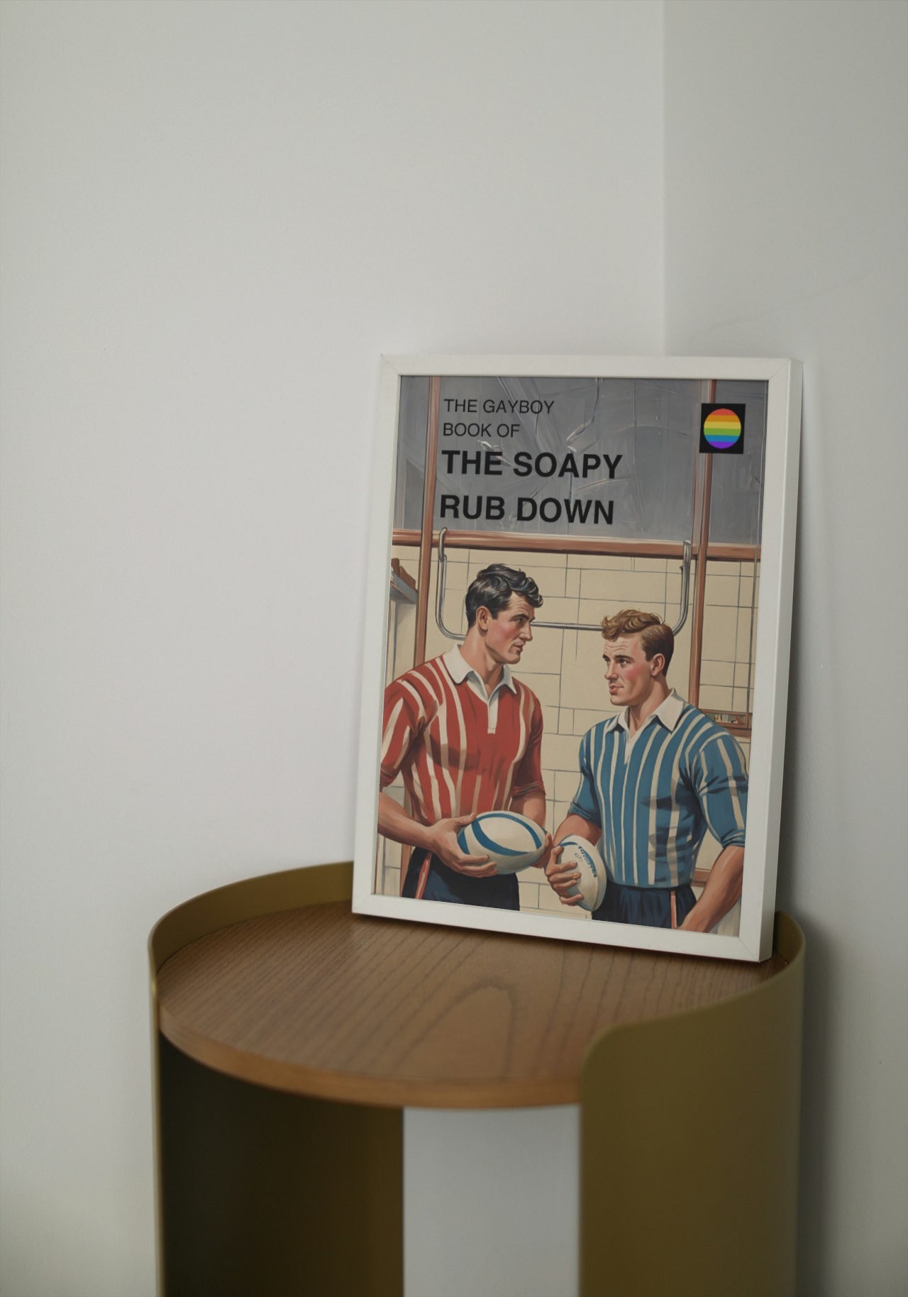 Vintage Books: Soapy Rub Down Print