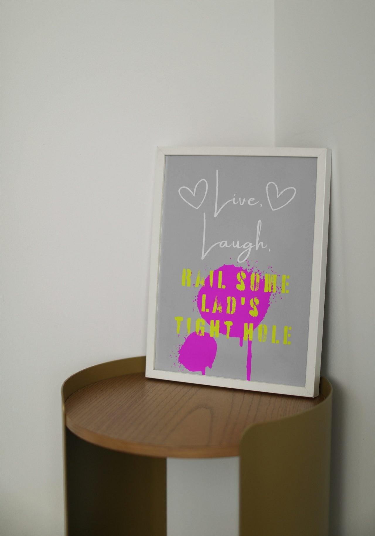 Live, Laugh, Rail print