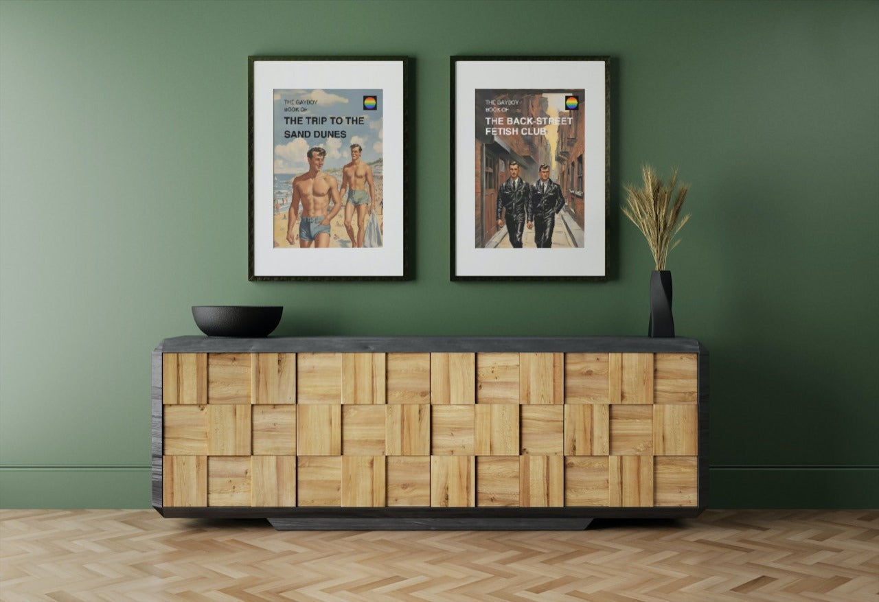 Vintage Books: Fetish Club Print
