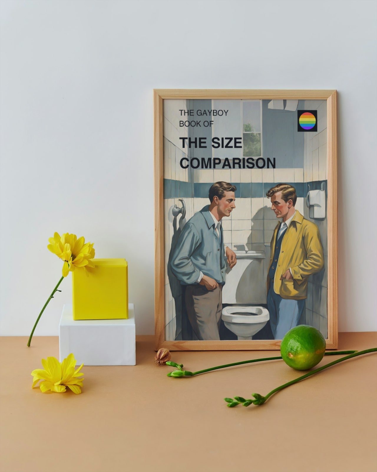 Vintage Books: Size Comparison Print