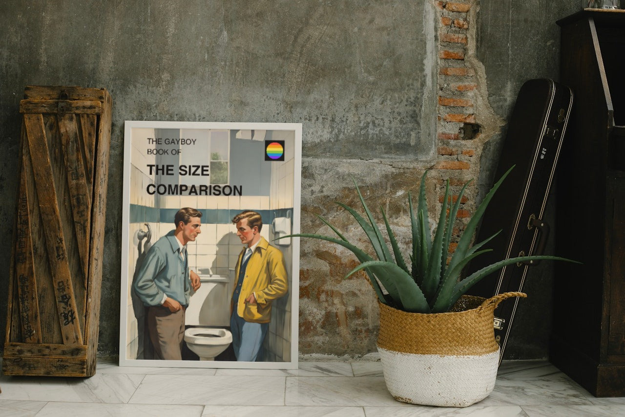 Vintage Books: Size Comparison Print