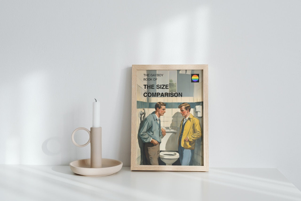 Vintage Books: Size Comparison Print