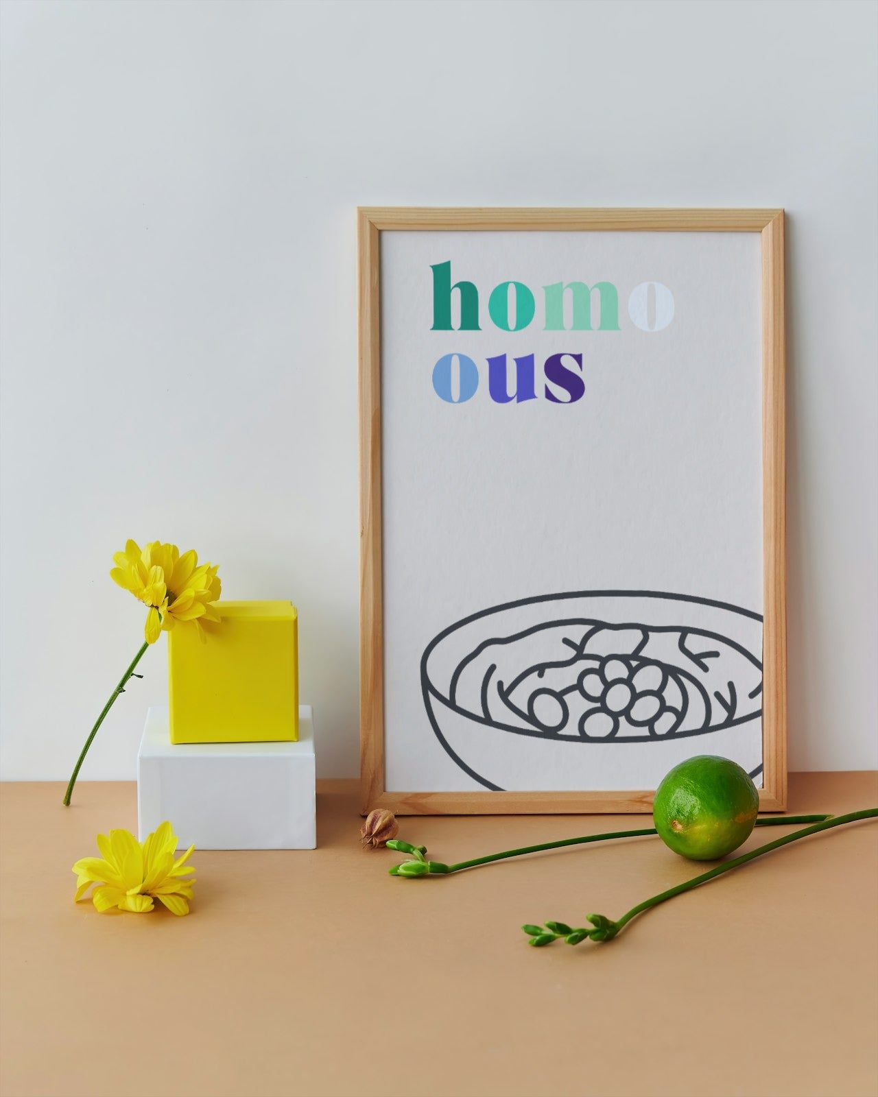 'Homo-ous' print