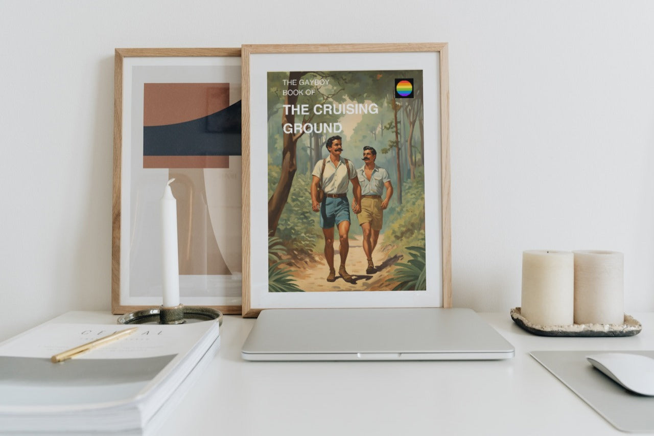 Vintage Books: Cruising Ground Print
