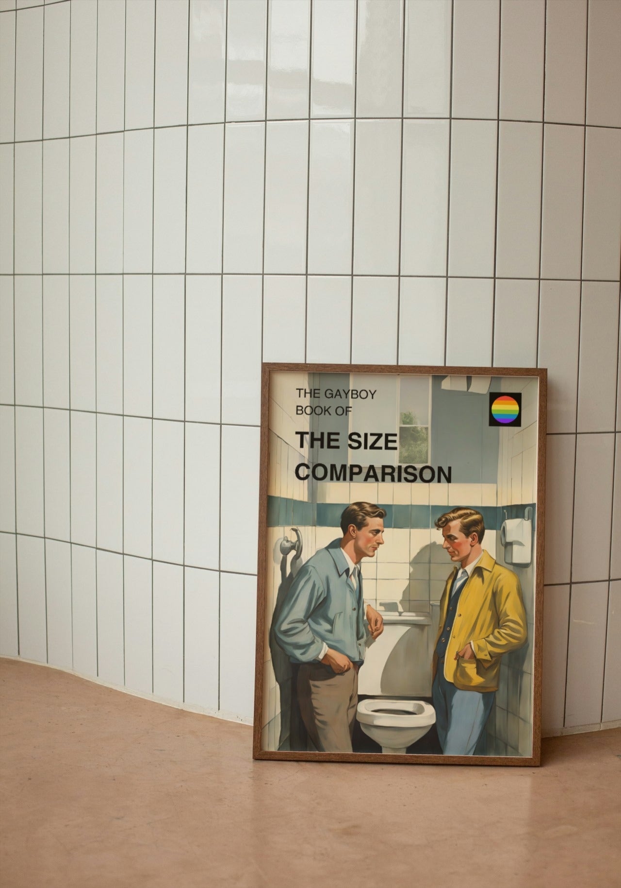 Vintage Books: Size Comparison Print