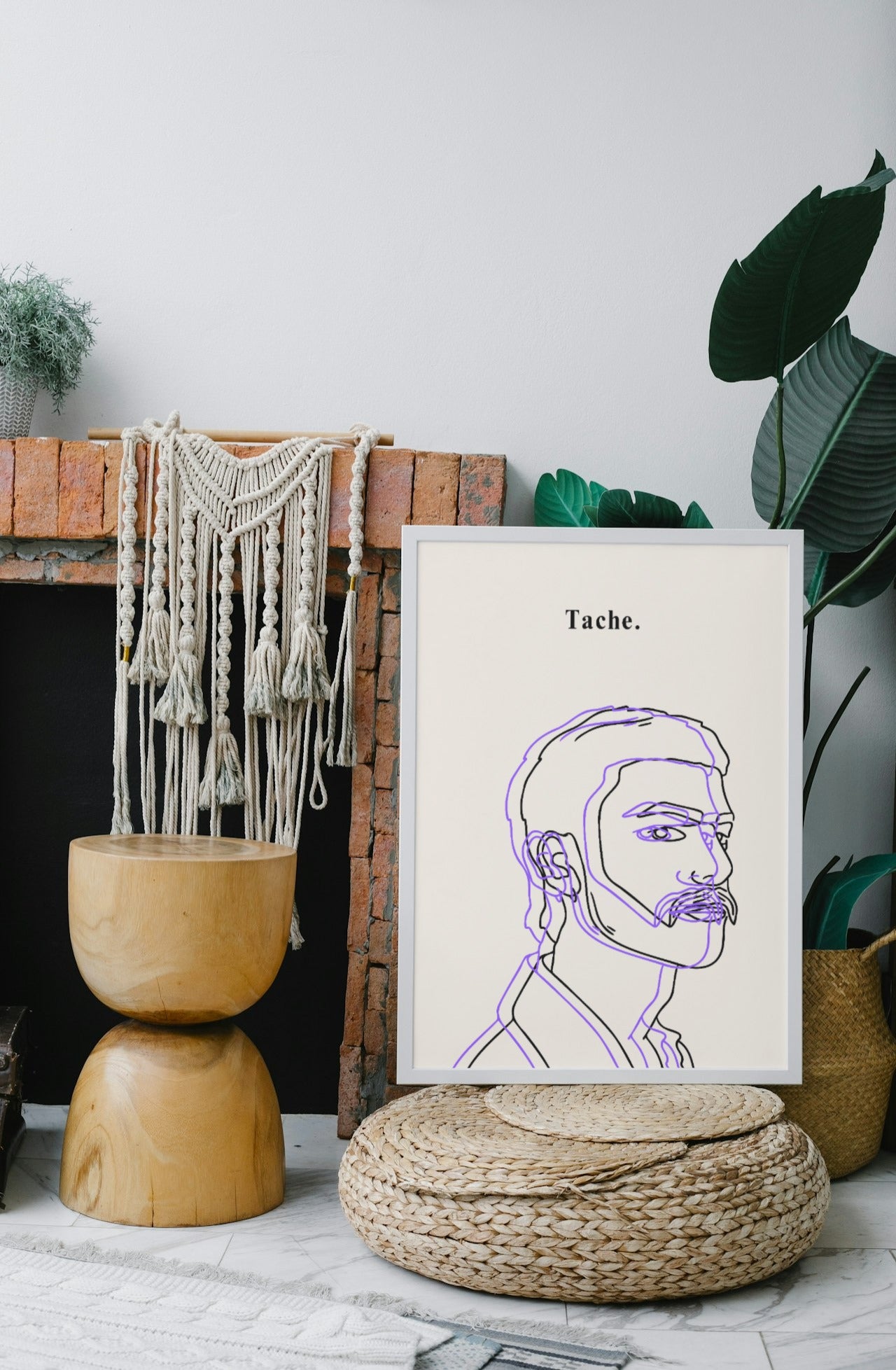 'Tache' print