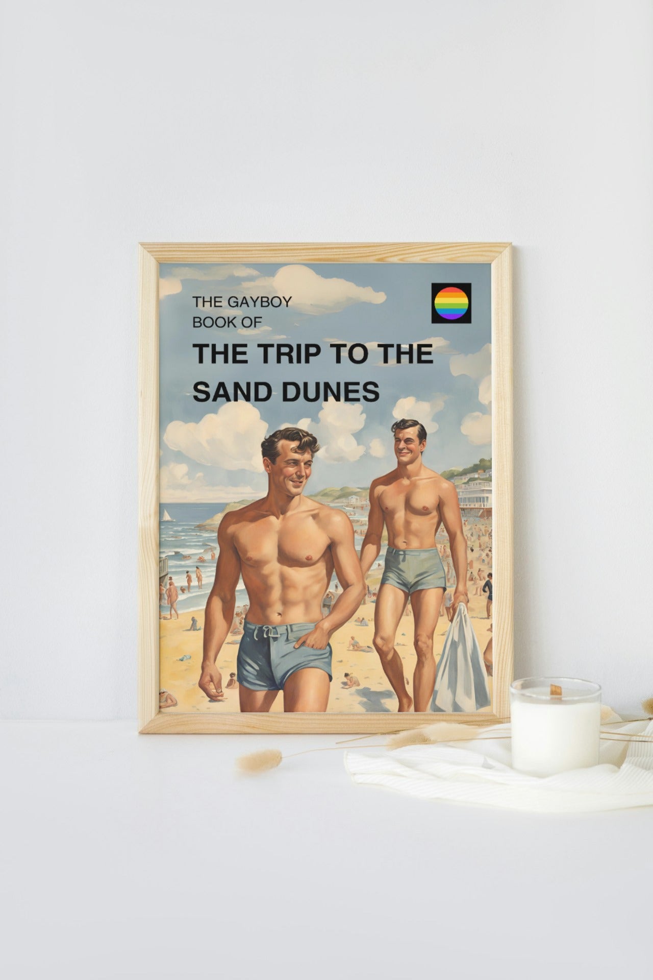 Vintage Books: Sand Dunes Print