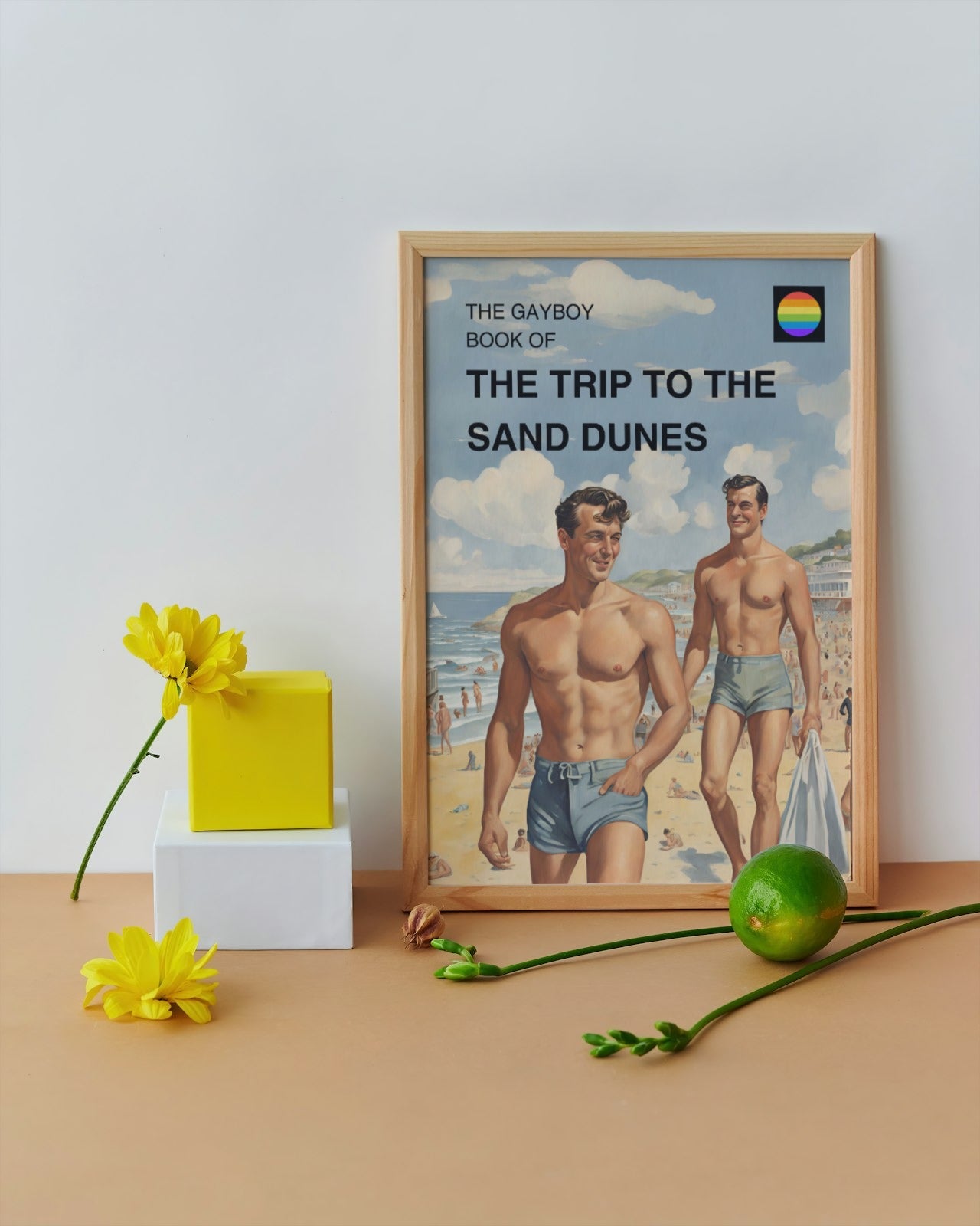 Vintage Books: Sand Dunes Print