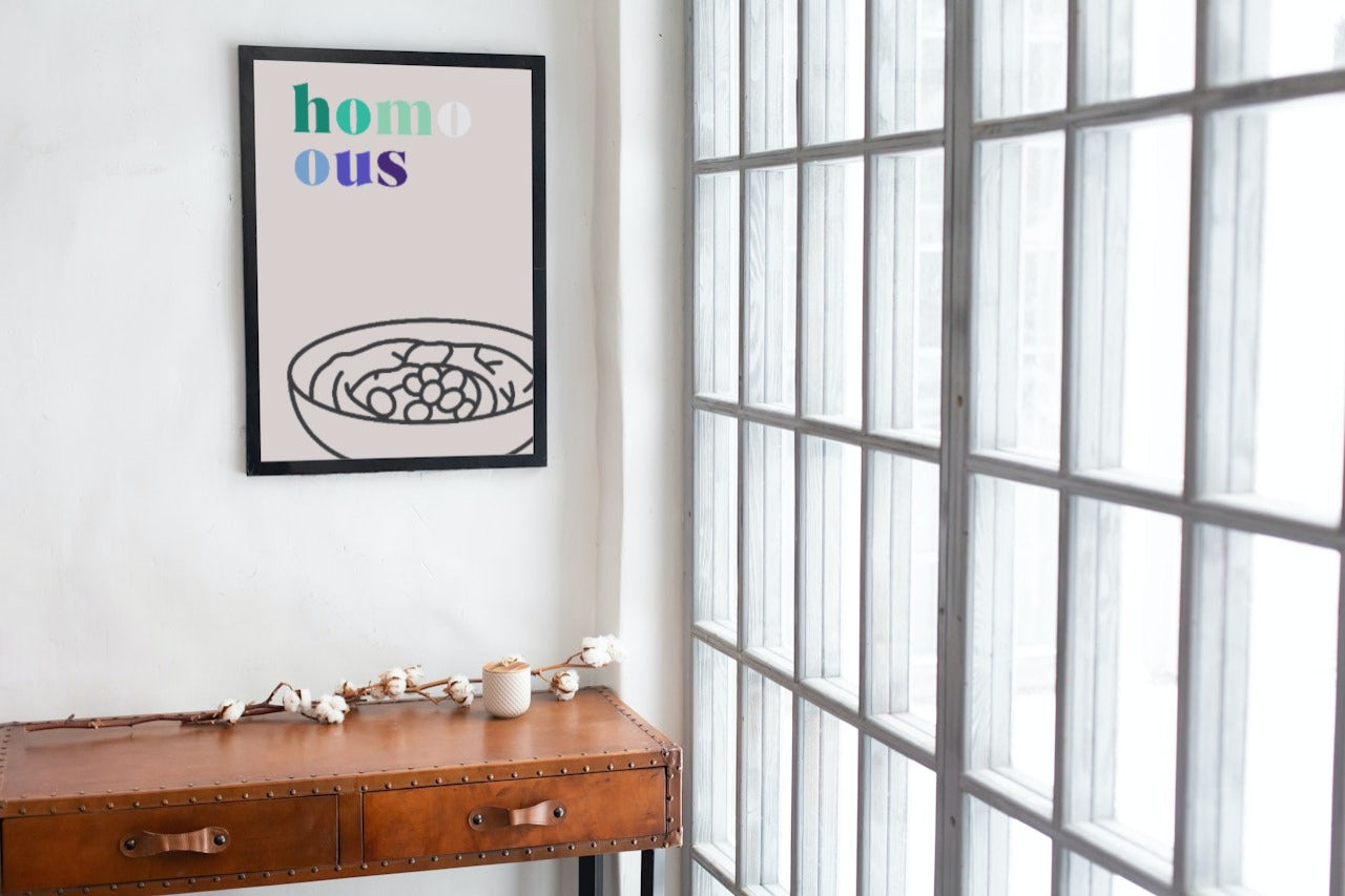 'Homo-ous' print