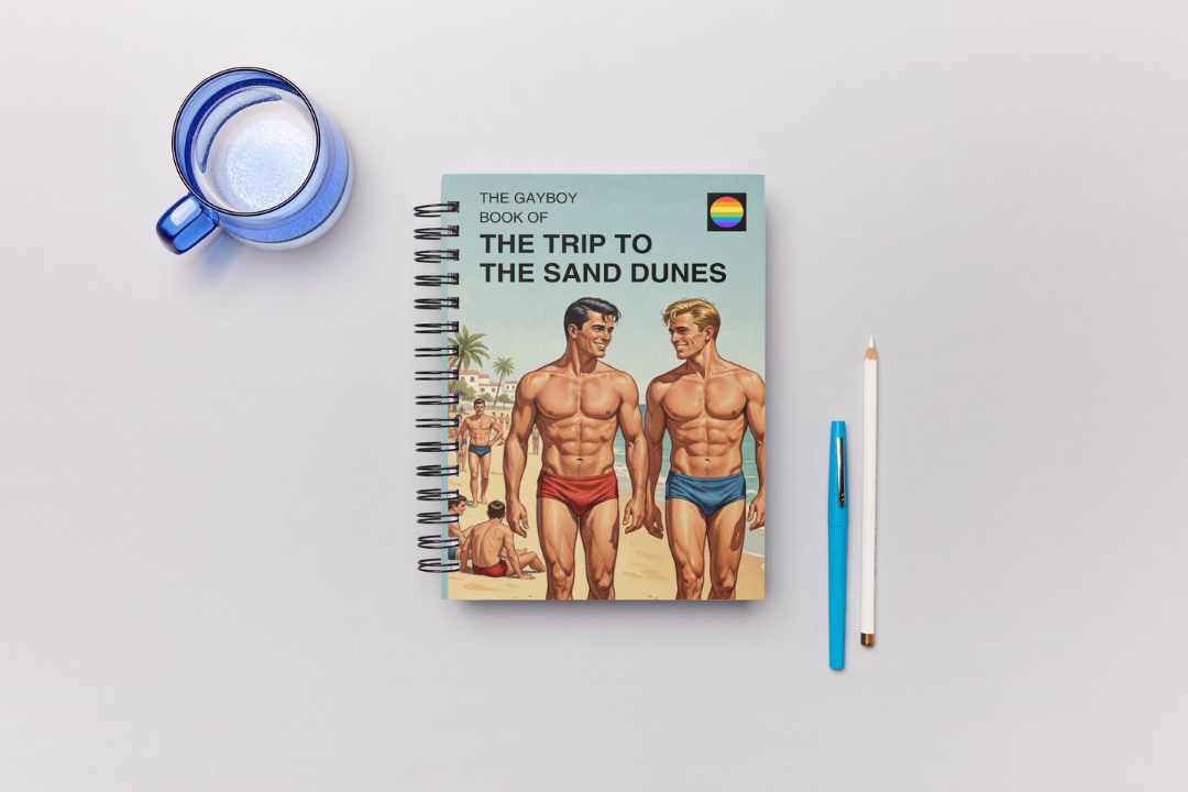 'The Trip to the Sand Dunes' A5 Notebook