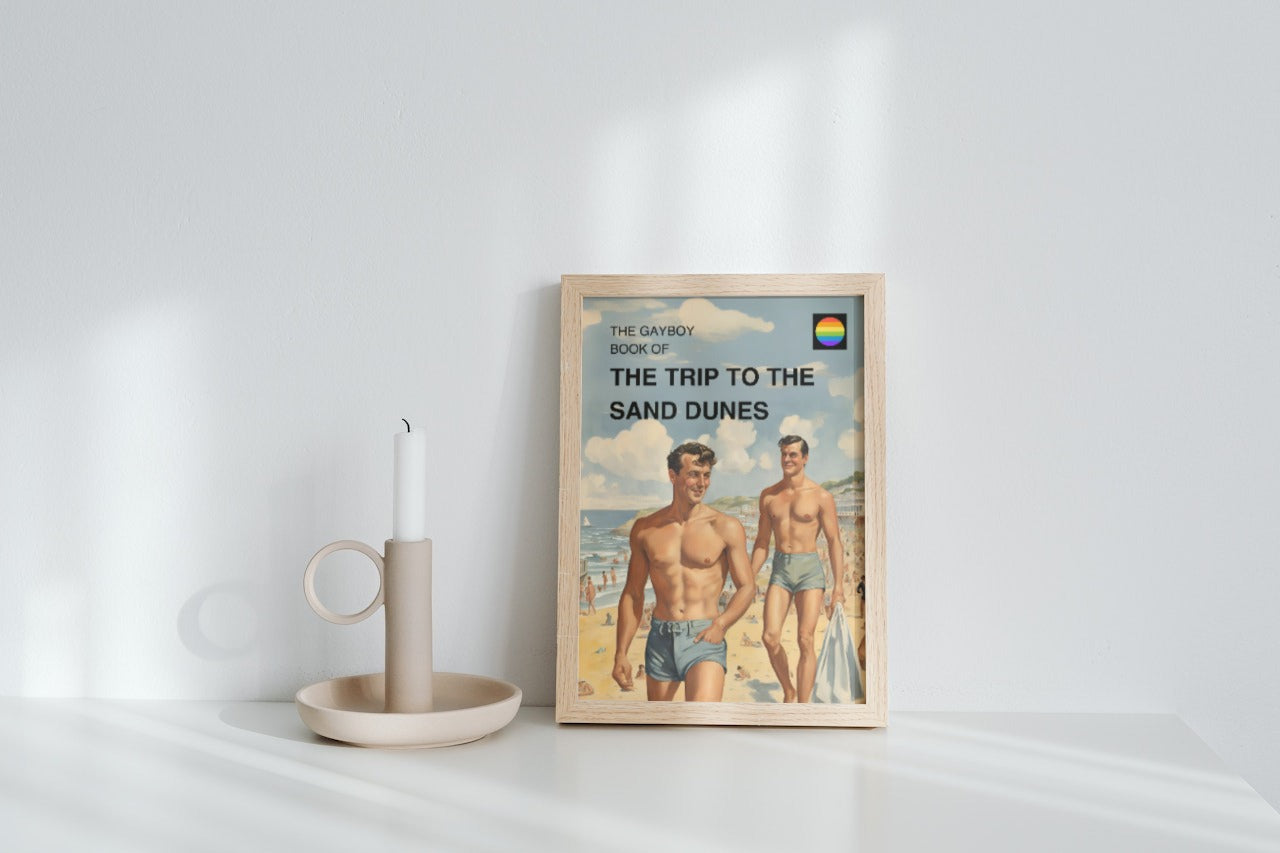 Vintage Books: Sand Dunes Print
