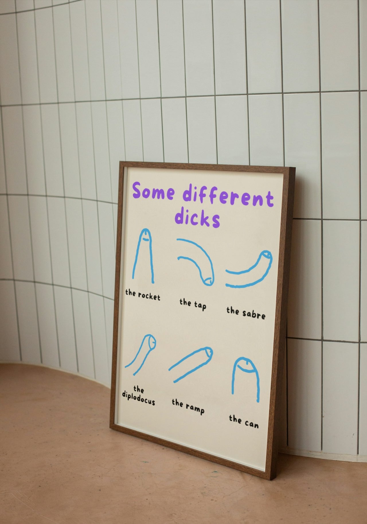 'Different D!cks' print