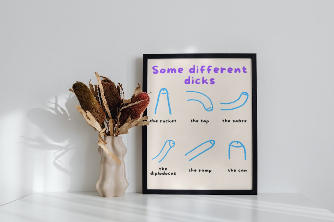 'Different D!cks' print