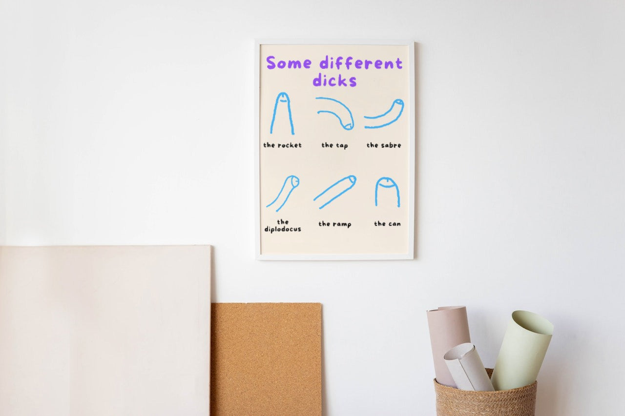 'Different D!cks' print