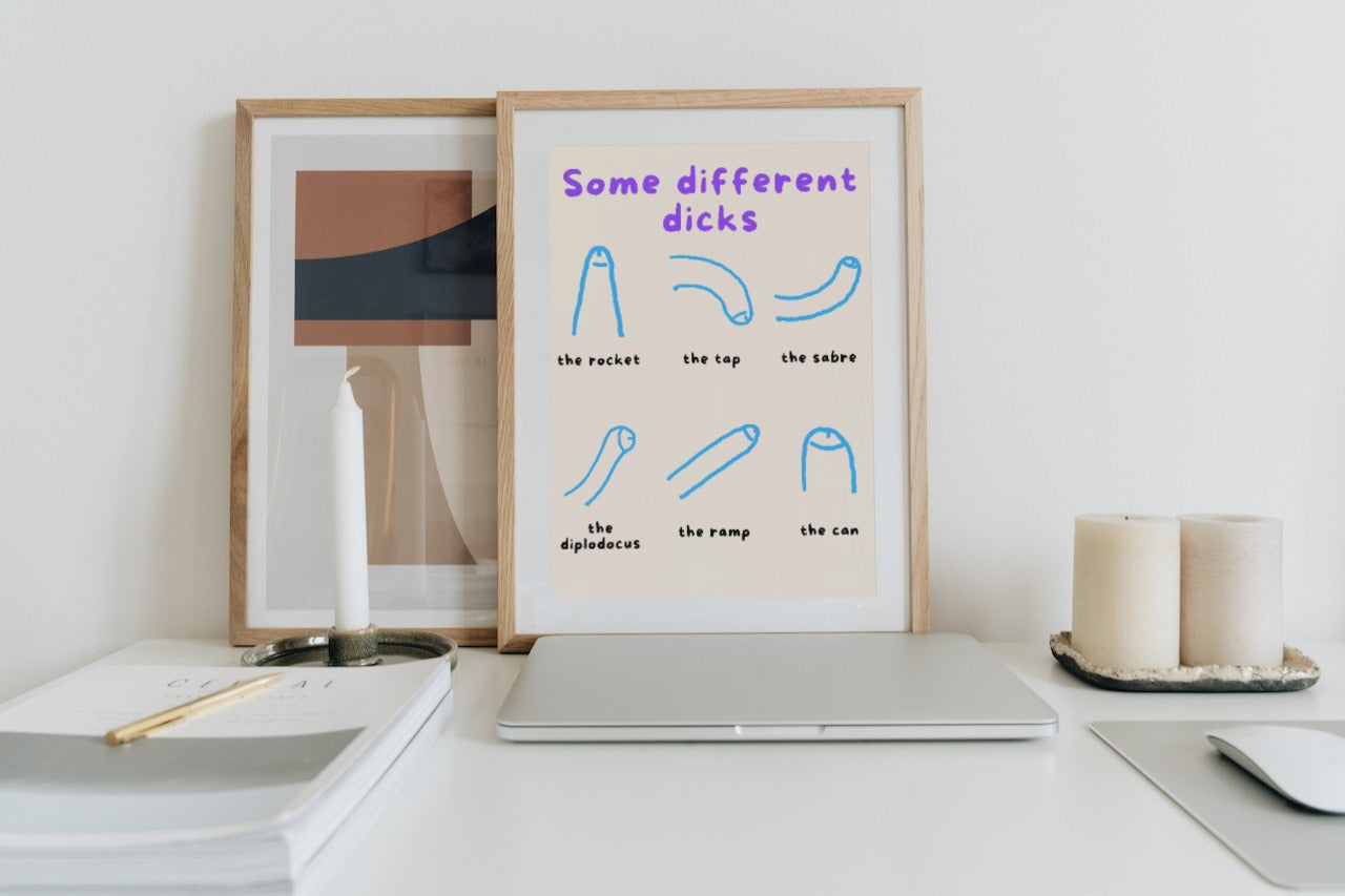 'Different D!cks' print