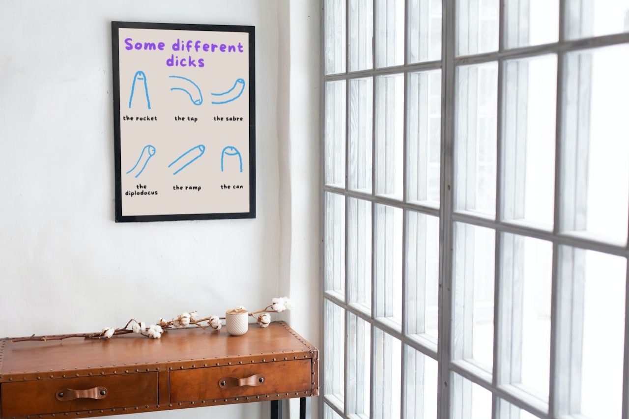 'Different D!cks' print