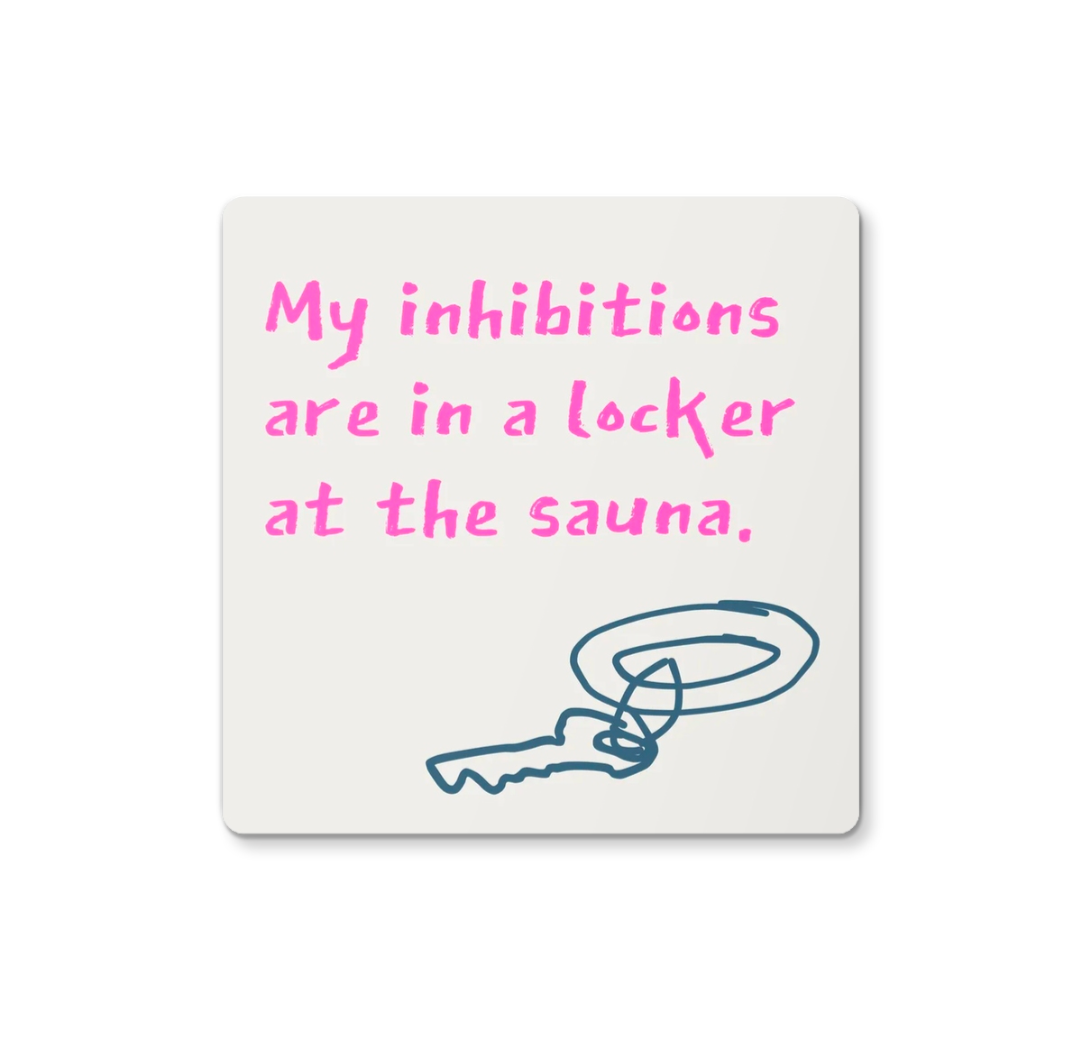 'At the Sauna' coaster