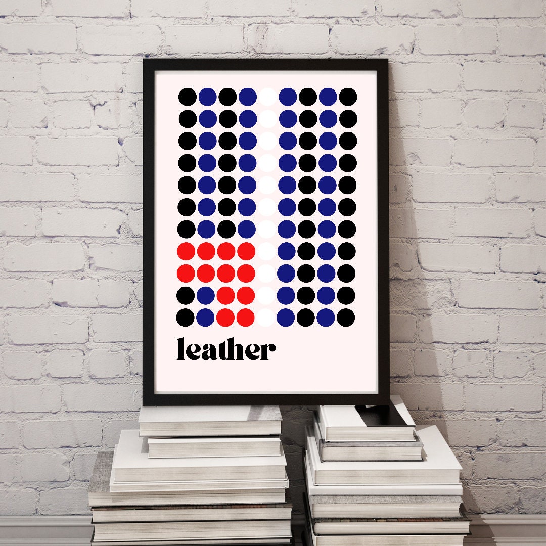 'Leather Fetish Flag' Bauhaus print