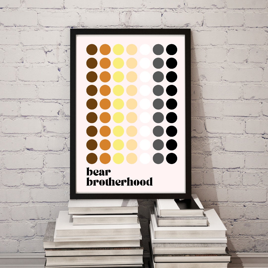 'Bear Brotherhood Flag' print