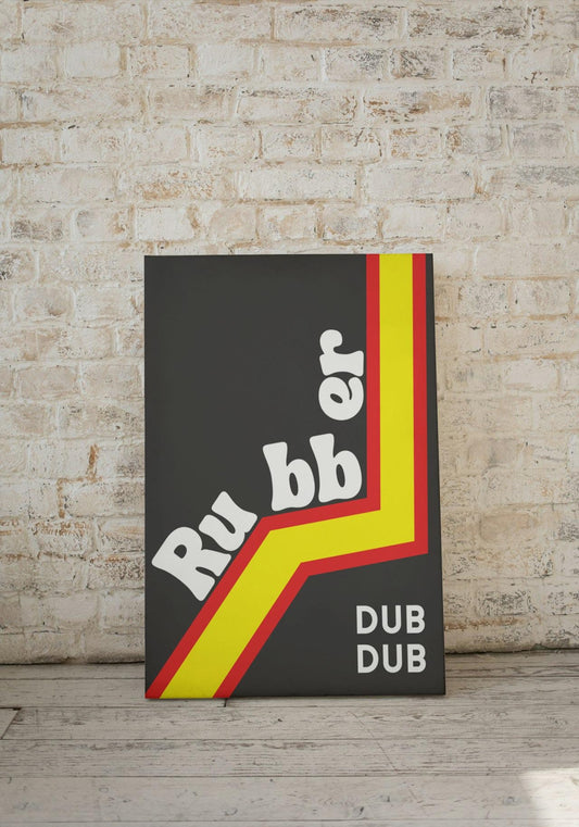 'Rubber Dub-Dub' print