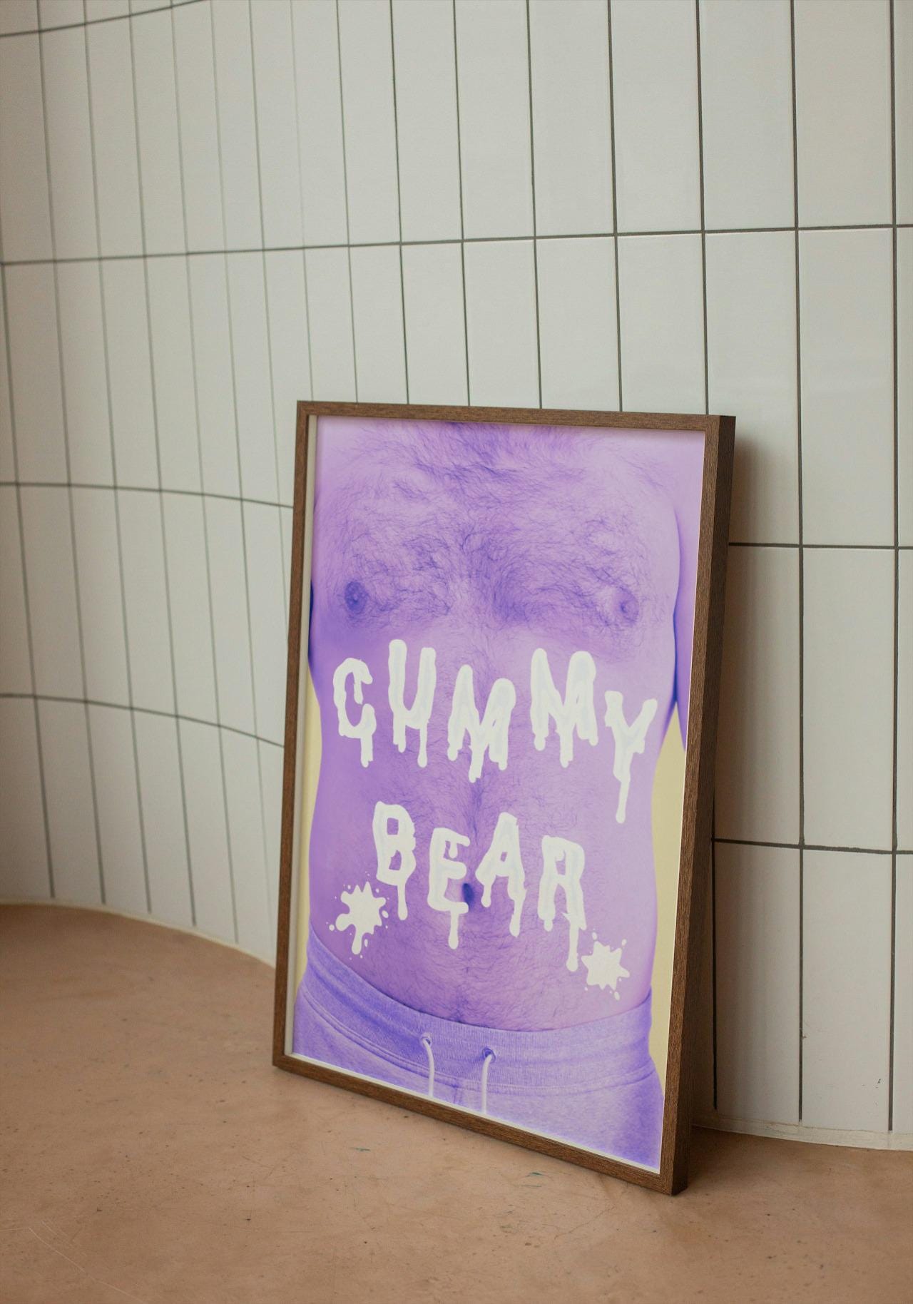 'Cummy Bear' print