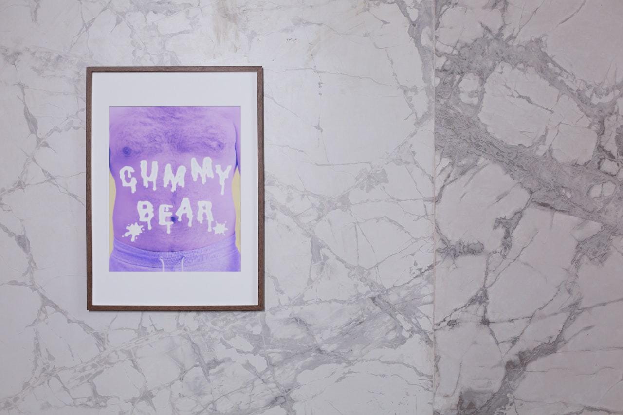 'Cummy Bear' print