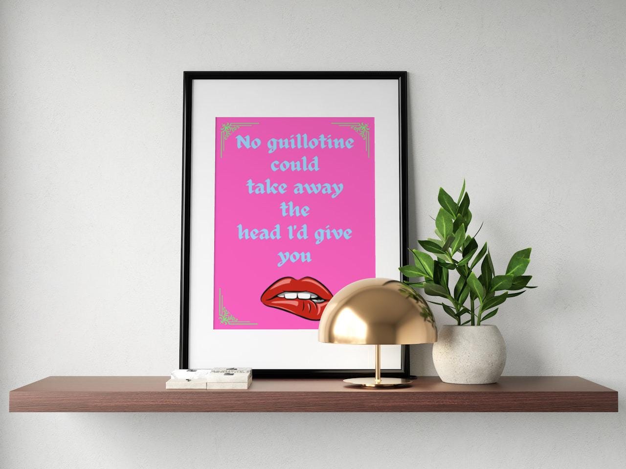 Take Away The Head A4 A3 Print