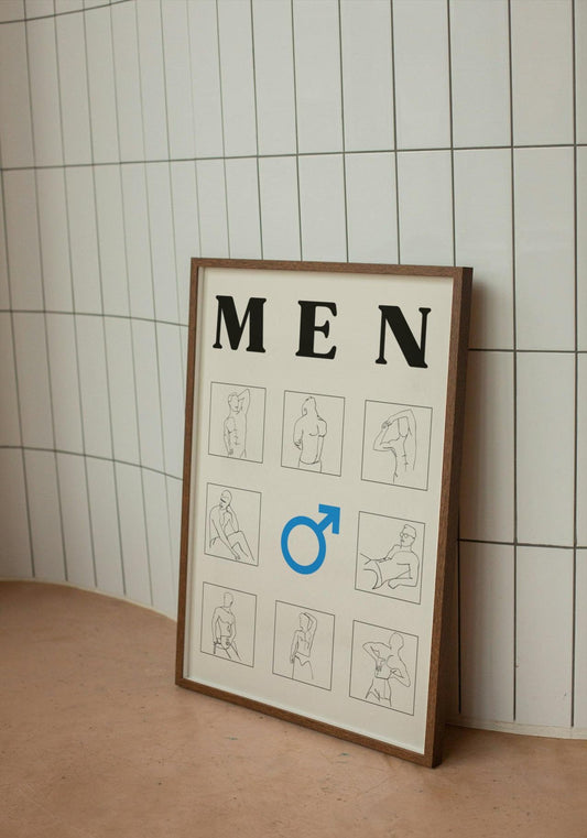 'Men' print