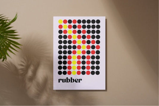 'Rubber Fetish Flag' Bauhaus print