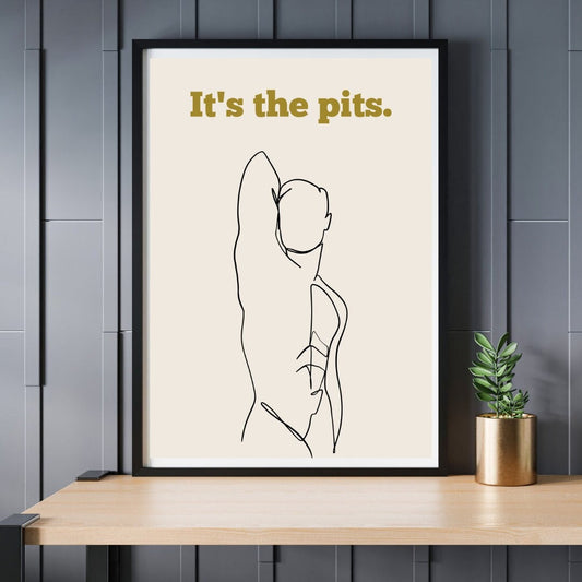 'It’s the Pits' print