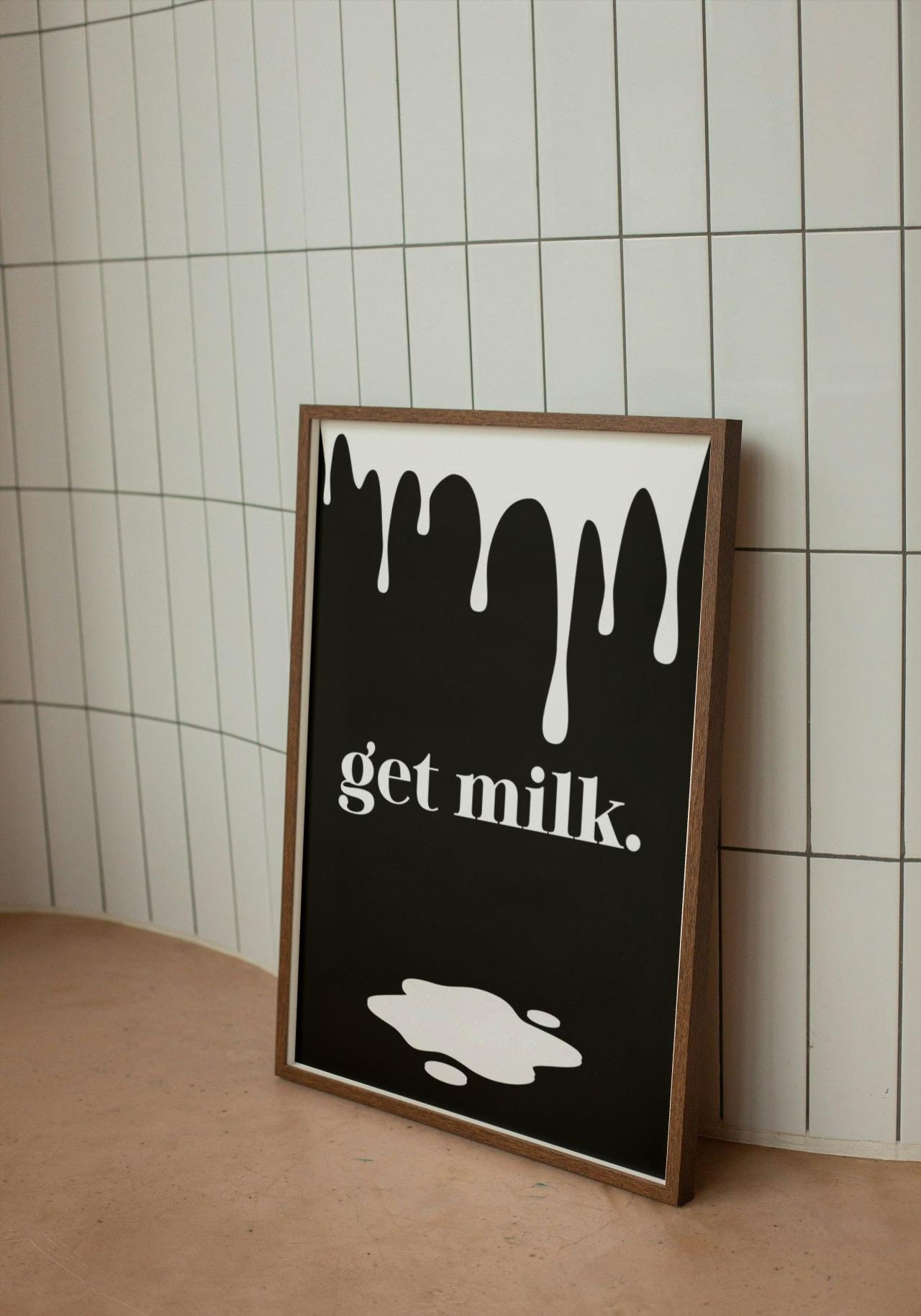 'Get Milk' print