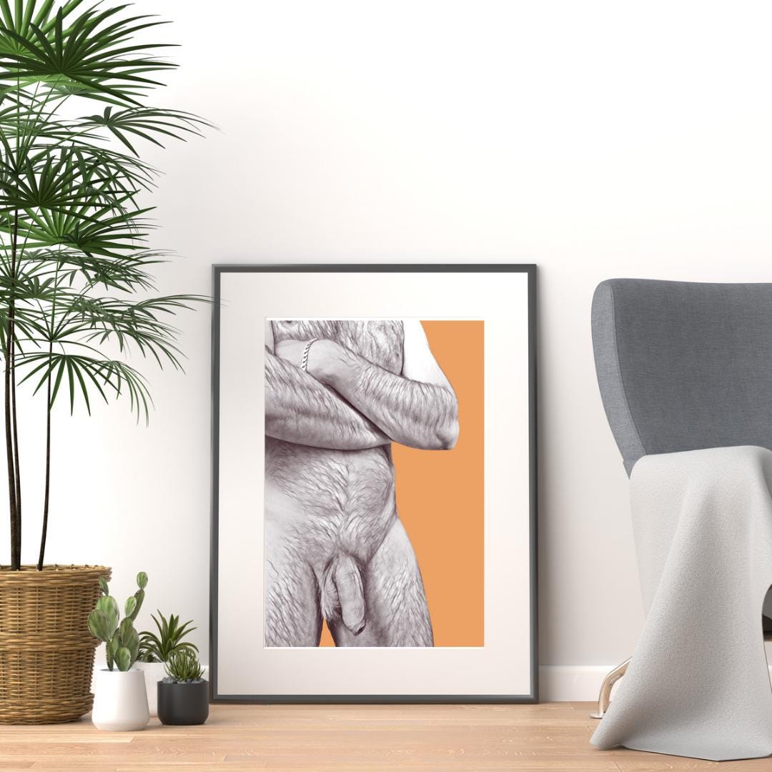 'Daddy's Thick D' print