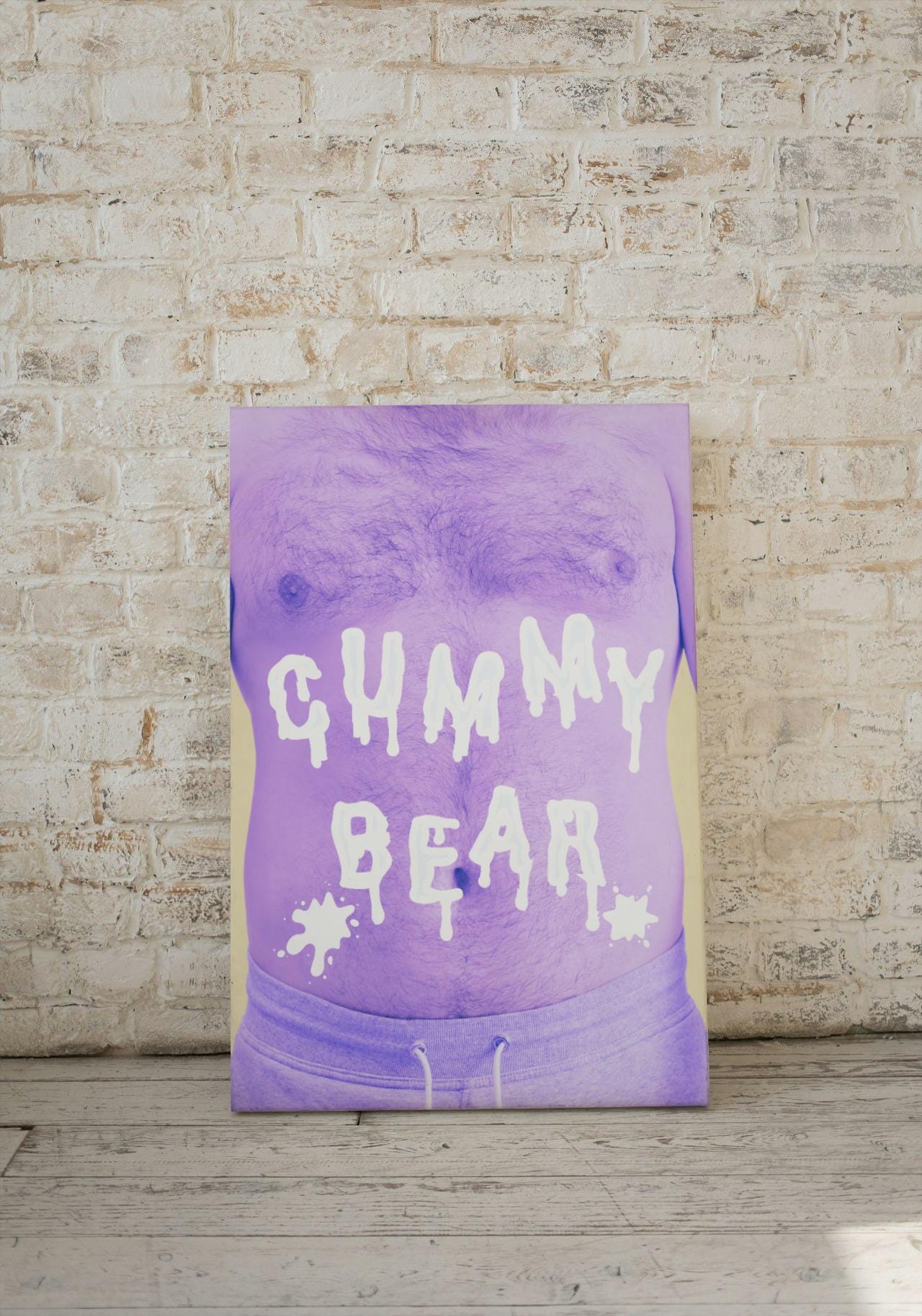 'Cummy Bear' print