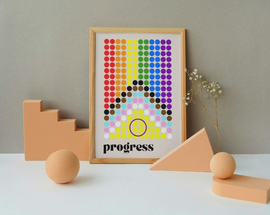 Progress Pride Flag A4 A3 Print